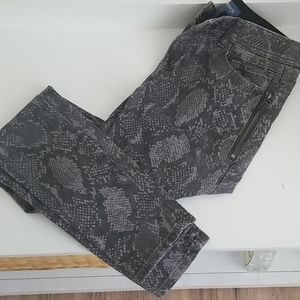 Democracy Snake Print Skinny Jeans